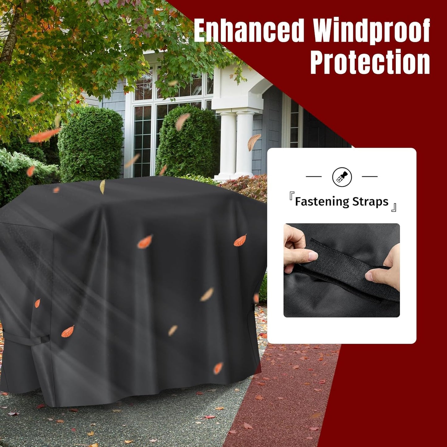 SHINESTAR Griddle Cover - Heavy Duty Waterproof & UV-Resistant for 36 Inch Blackstone Grill | Fits 4 Burner