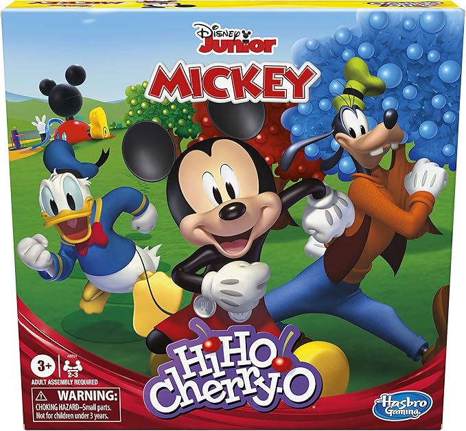 Hasbro Gaming Hi Ho Cherry-O Game Disney Mickey Mouse Clubhouse Edition (Amazon Exclusive)