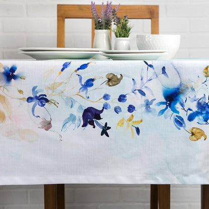 Maison d' Hermine Table Cloth Rectangle Table 100% Cotton 60 x 120 Inches Tablecloth Reusable Decorative for Dining Kitchen Room Farmhouse Home Gifts for Mothers Day Spring Summer - Lazy Summer Days