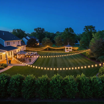 RTTY 300 FT Outdoor String Lights Patio Light for Outside, Waterproof G40 Shatterproof LED Bulbs, Dimmable Hanging Connectable Globe Lighting for Bistro, Backyard, Cafe, Porch, Balcony, Market, 2700K