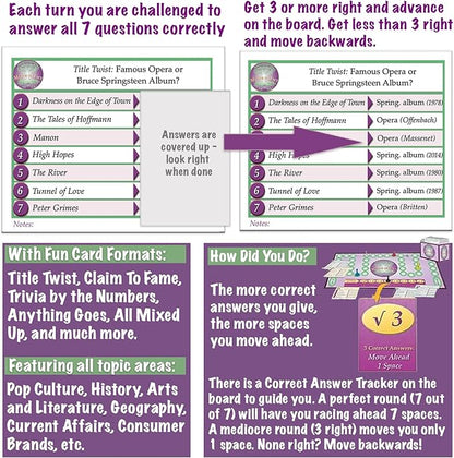 Matter of Fact — Fast-Paced Rapid-Fire Trivia Challenge with Quirky Categories — Adult &amp Family Game Night Fun