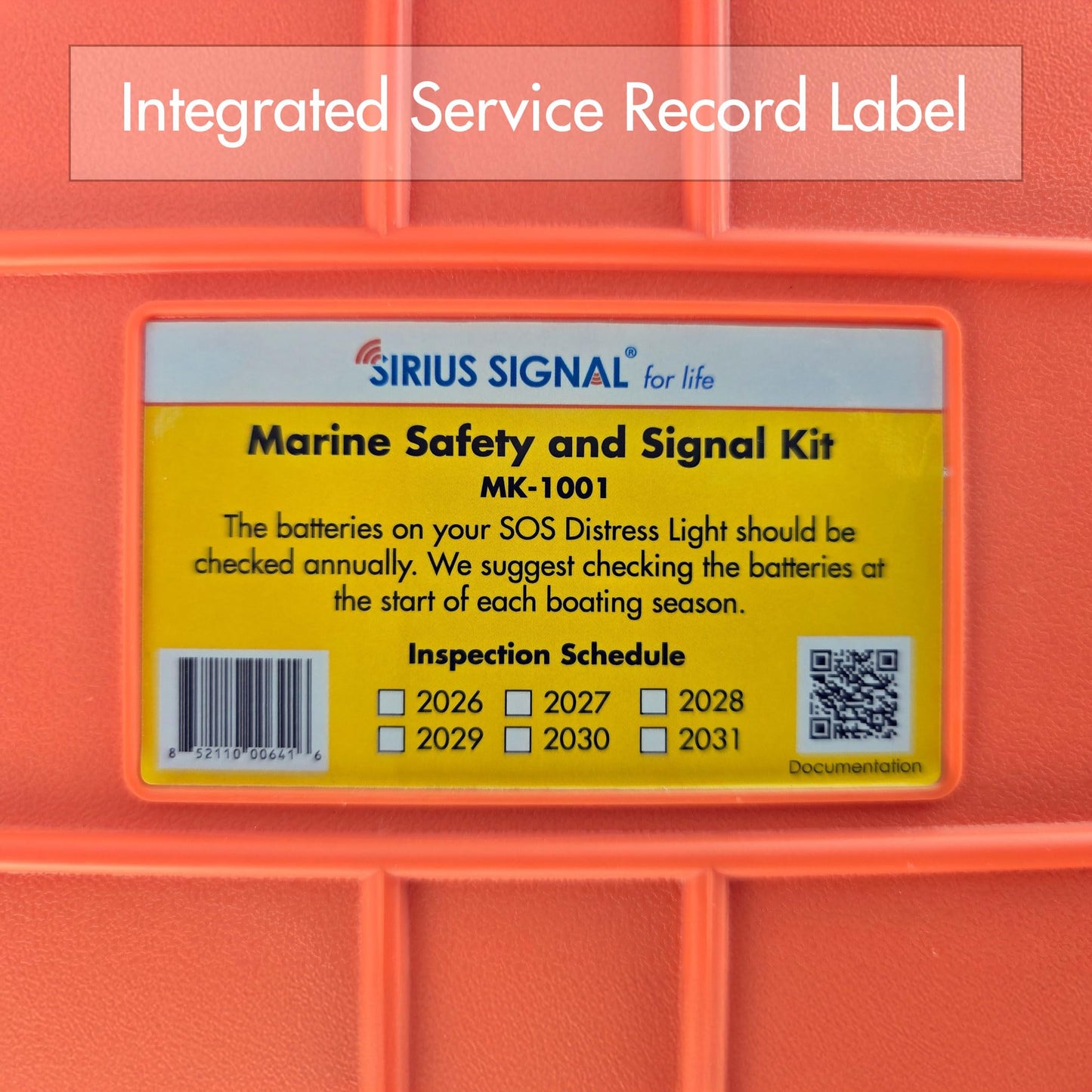 Sirius Signal MK-1001 Boating Safety and Emergency SOS Kit - Complete Visual, Audible, and First Aid System - USCG Approved