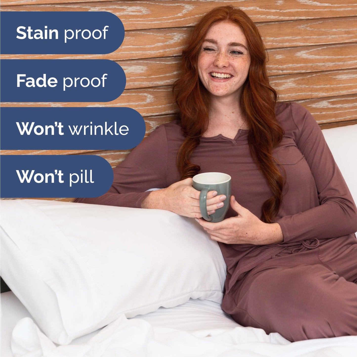 Bulk Case Pack of 10 Sheet Sets - Complete 4 Piece Sheet Sets - Bulk Twin Size Bedding - Wholesale Case Pack for Hotels, Spa & Airbnbs - Deep Pocket & Wrinkle Free - Cooling & Breathable - Twin, White