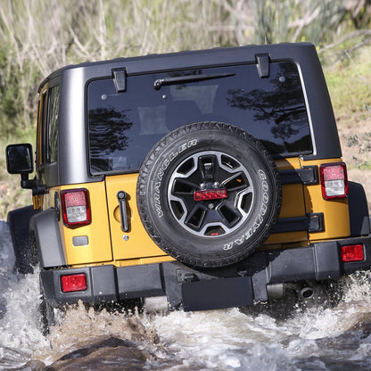 XOOKUN Adjustable jk Spare Tire Carrier Composition Jeep Wrangler JK JKU Unlimited 2007-2018 (2/4 Doors) Heavy Duty Installation Bracket Up to 37 inch