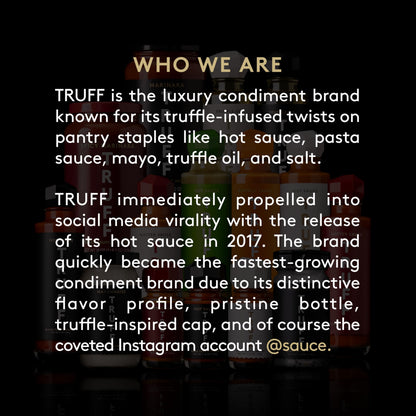 TRUFF Black Truffle Salt, Fine and Coarse Sea Salt, Dried Black Summer Truffles, Specialty Seasoning for A Truly Aromatic Flavor Experience, For the Finest Steaks or Unique Everyday Popcorn (5.3 oz)