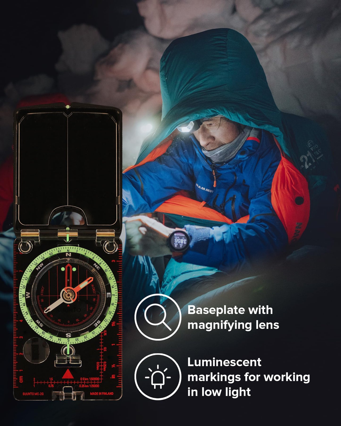 SUUNTO MC-2 Compass: Top-of-The-line Compass for Professionals & serious Hikers