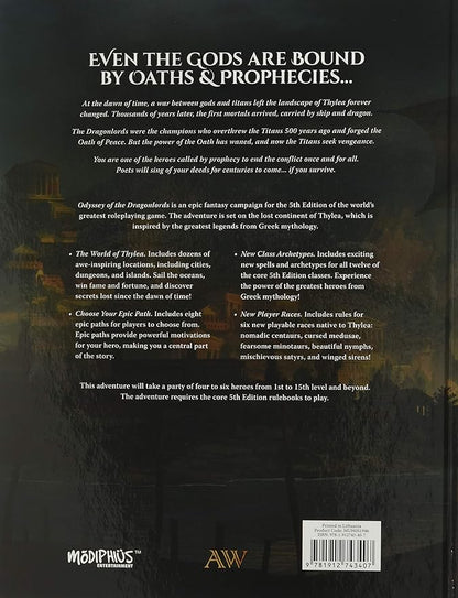 Odyssey of The Dragonlords RPG