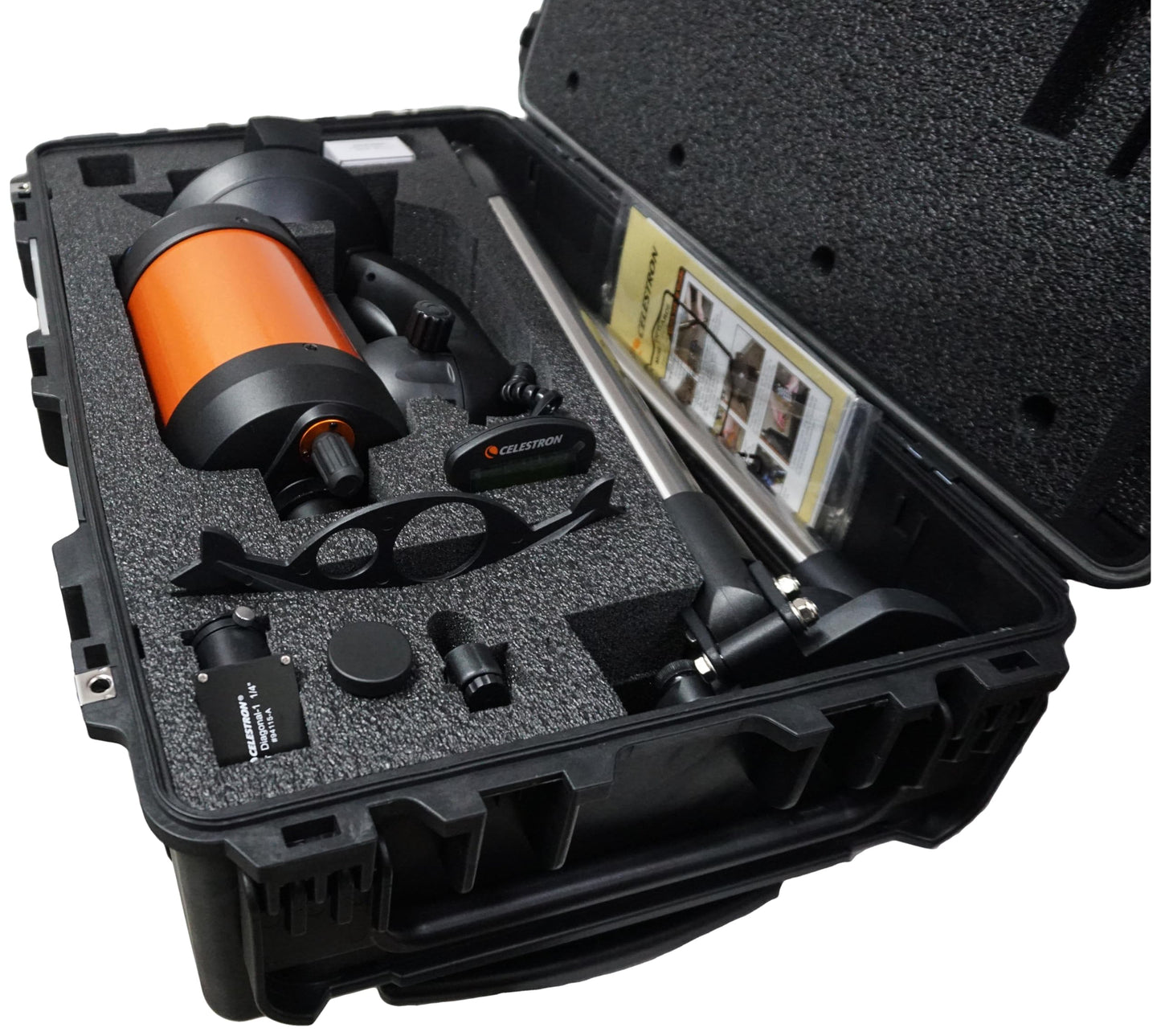 Case Club Case Fits Celestron NexStar 5SE Telescope, including Aperture, Mount, and Tripod. Hard-Shell, Waterproof, Travel Ready