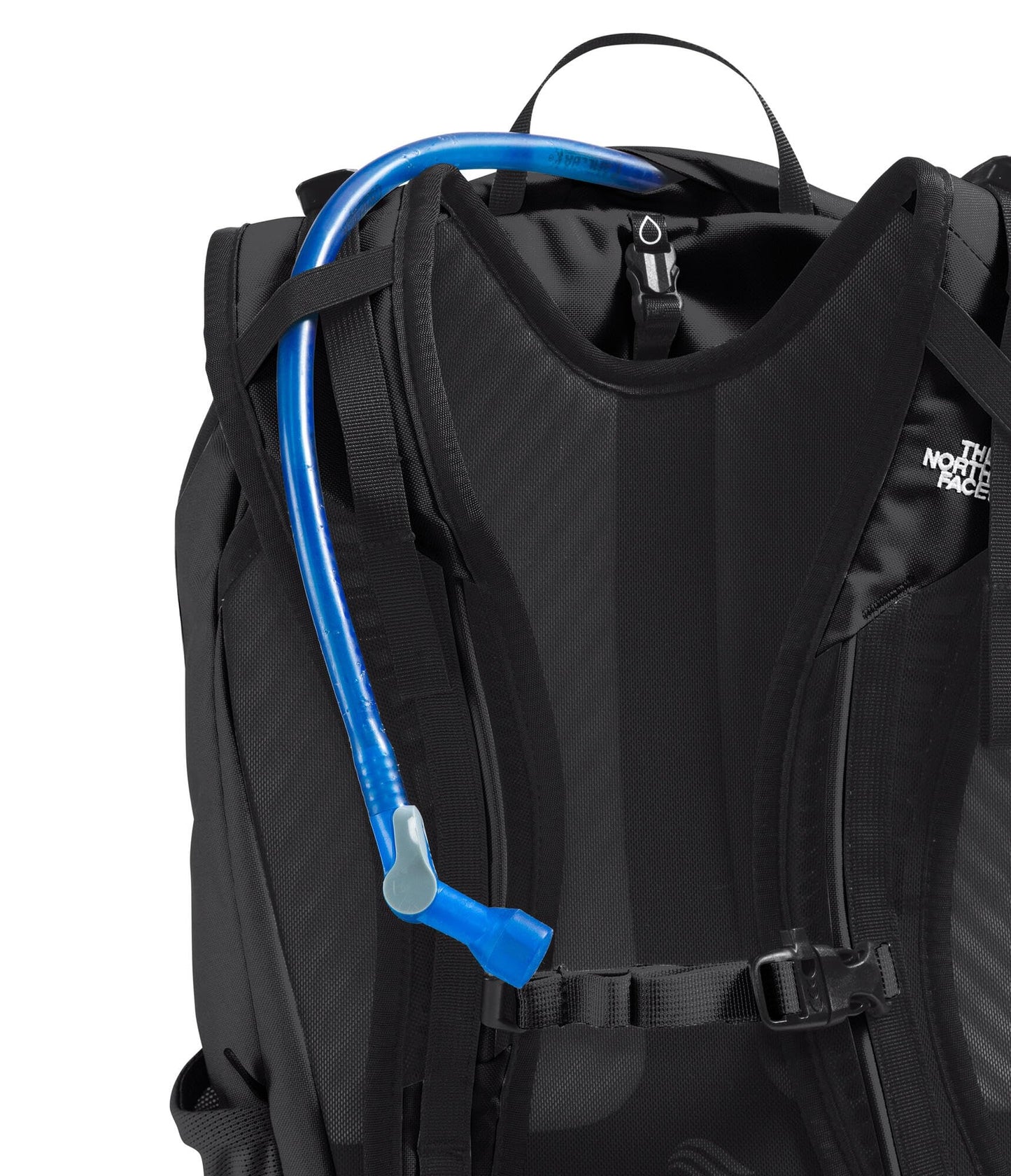 The North Face Basin 18 Liter Technical Daypack with Rain Cover - Unisex Backpack, Sternum Strap, Hiking Pole Attachment, TNF Black/TNF Black-NPF, One Size