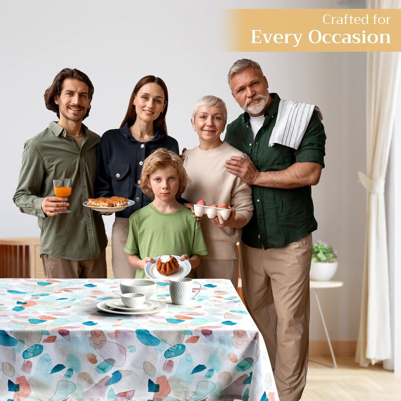 Maison d' Hermine Table Cloth Rectangle Table 100% Cotton 60 x 120 Inches Tablecloth Reusable Decorative for Dining Kitchen Room Farmhouse Home Gifts for Mothers Day Spring Summer - Summer Picnic