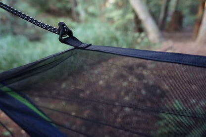 GRAND TRUNK Skeeter Beeter XT Hammock - Portable Hammock with Bug Net, Carabiners and Hanging Kit - Perfect for Outdoor Adventures, Backpacking, and Camping Trips (Navy & Forest Green)