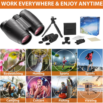 25x30 Waterproof and Compact Binoculars for Outdoor Adventures