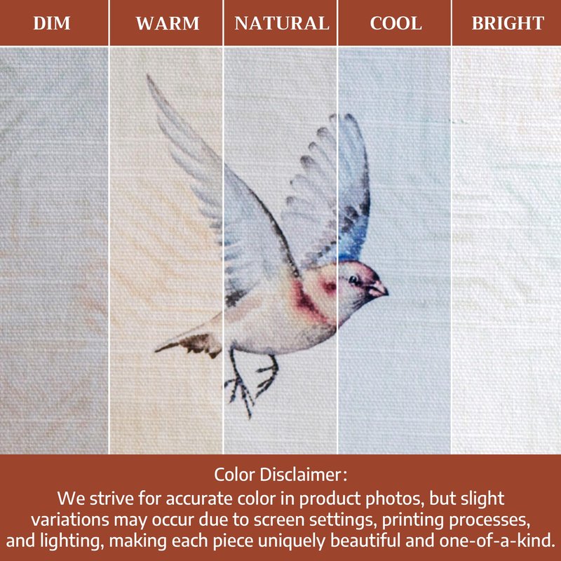 Maison d' Hermine Table Cloth Rectangle Table 100% Cotton 70 x 120 Inches Tablecloth Reusable Decorative for Dining Kitchen Room Farmhouse Home Gifts for Mothers Day Spring Summer - Flying Birds