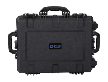 DCB Cases - Element 6104F | 24 x 19 x 11 Ext Dim | IP67 Waterproof | Pluck Foam Insert | Telescoping Handle | Rubberized Grips | Resin-Reinforced Injection Molded Plastic | 4 Latch Lid Close | Wheels