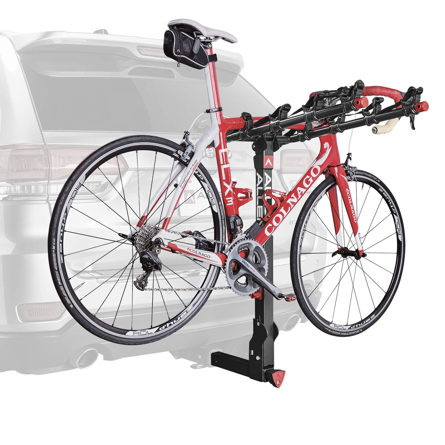 Allen Sports Deluxe+ Locking Quick Release 5-Bike Carrier for 2 in. Hitch, Model 850QR,Black