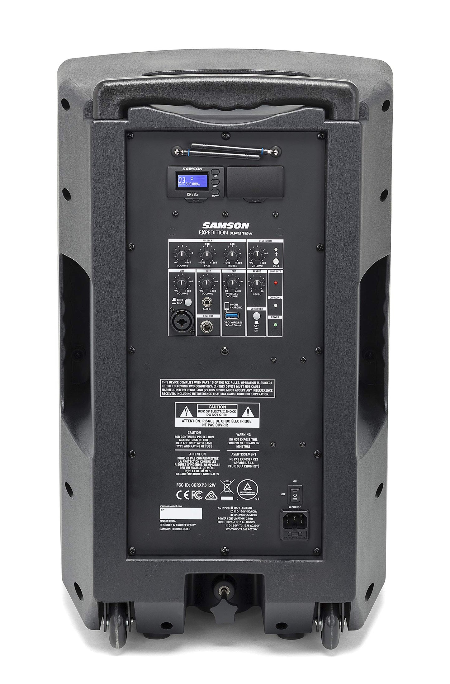 Samson Expedition XP312w Portable PA System (Channel K)