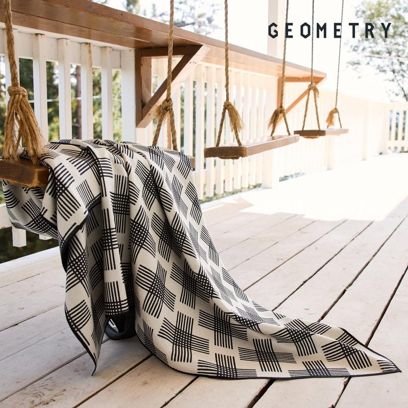 GEOMETRY Micro-Loop Beach Towel – Spring & Summer Collection – Quick-Dry, Sand-Resistant, Ultra-Absorbent Compact Towel for Beach & Travel (Wind Down)