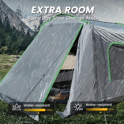 WildFinder SUV Tent, 5-9 Person Rectangle Car Tent for Family, Waterproof & Windproof for Car Camping, Large Camping Tents with Storage Bag, SUV, Van, Jeep, Pickup 8FT L x 10.6FT W x 7.2FT H