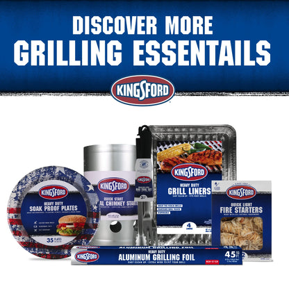 Kingsford Quick Light Fire Starter Rolls All Natural Hardwood Paraffin Water Resistant Easy Lighting Charcoal Pellet Grills Smokers Campfires 16 Count 24 Pack