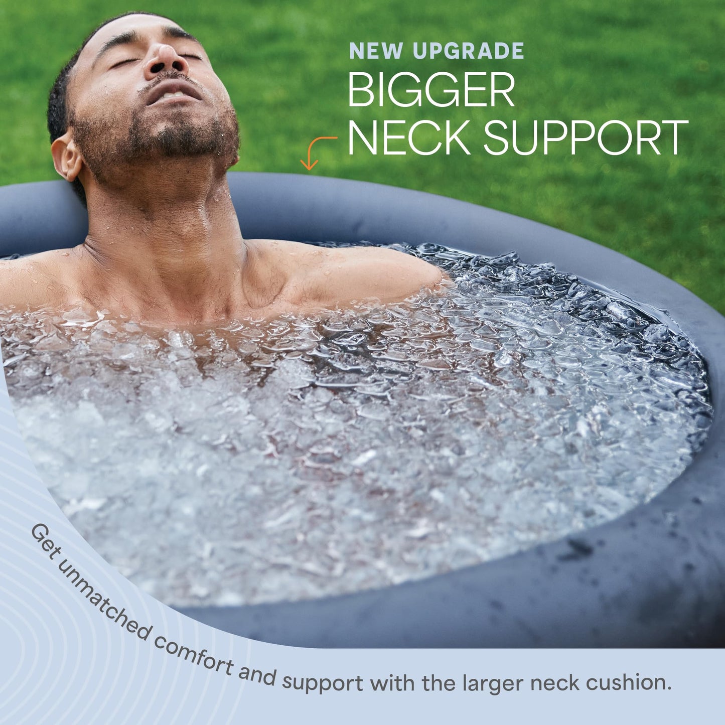 LifePro NordPod Recovery Ice Tub – Portable Cold Plunge Tub for Ice Bath Recovery & Cold Water Therapy – Ice Bath Tub for Athletes – Indoor/Outdoor Cold Plunge Tub Outdoor with All-Weather Lid