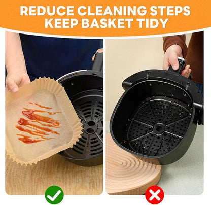 COSORI Small Air Fryer Liners - Disposable Parchment Paper Baking Sheets for 2 Qt Air Fryers
