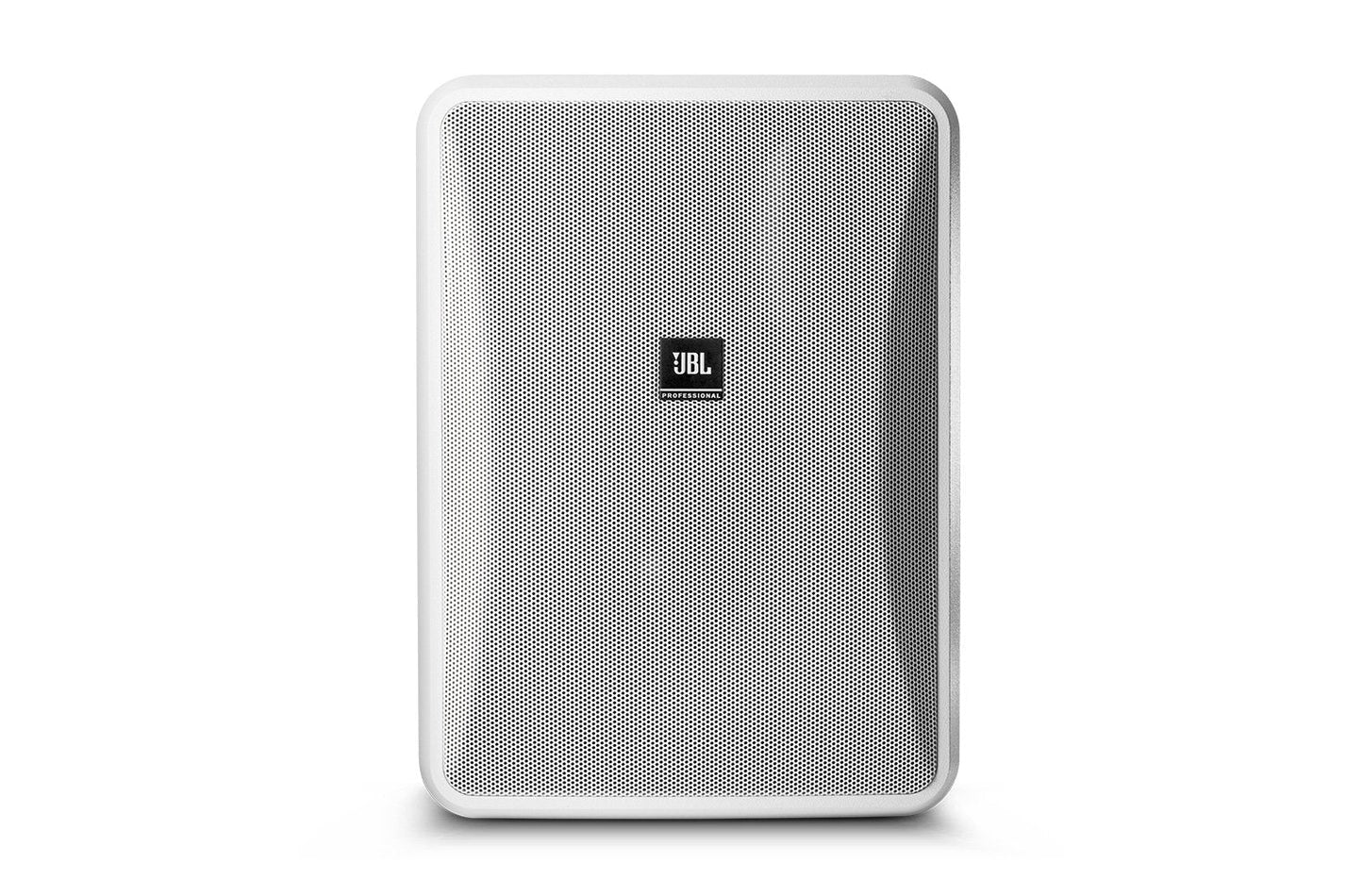 JBL Professional CONTROL 28-1-WH wall-mounted indoor, outdoor speaker, broad sound coverage, 8 inch, 120 watt at 8Ω, high output background, foreground weatherproof speaker. Sold as a Pair. White.