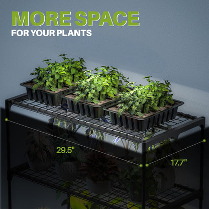 Inzlume Indoor Greenhouse with Grow Light, Mini Greenhouse with 4 Pack 36W Grow Lights for Indoor Plant, Seed Start, Seedling, Seed Trays, 17.7" W x 29.5" L x 59" H