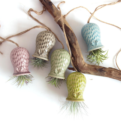 GNILINY Octopus Air Plant Holder - 5 Pack Resin Hanging Stand for Home Decor, Cute Hanger for Air Plants/Succulent, Octopus Decor for Living Room/Office