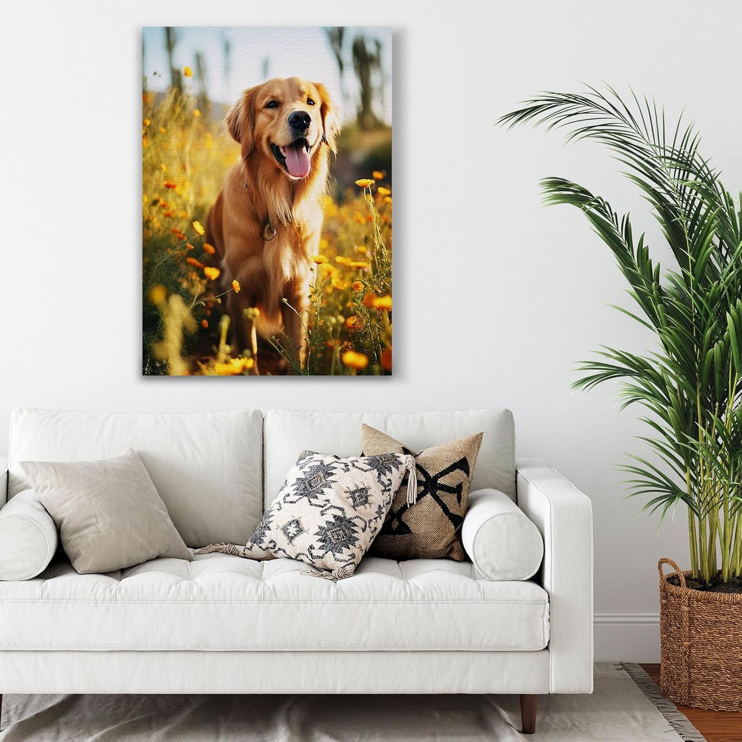 Skiennix Custom Canvas Prints - Personalized Photo Wall Art for Gifts | Perfect for Family & Pets