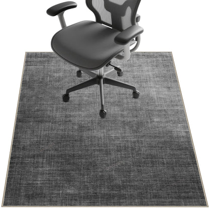 Chair Mat for Hardwood Floor,48"*36" Under Desk Mat for Rolling Computer Chair &Low Pile Carpet Floor,Anti-Slip Floor Protector for Home Office Light Gray
