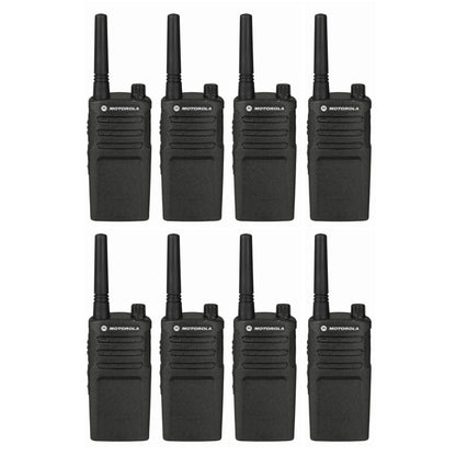 Motorola Solutions RMM2050 8-Pack Two Way Radio Analog Non-Display MURS