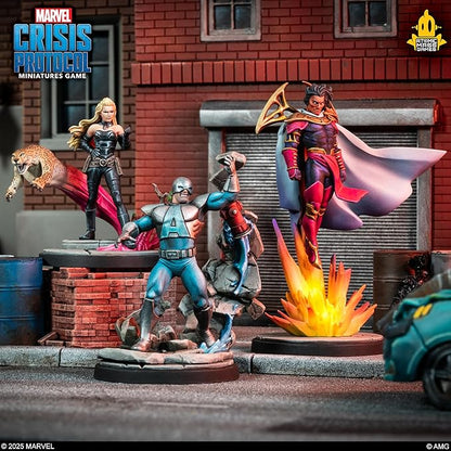 Asmodee Marvel: Crisis Protocol Avalanche Exodus &amp Lady Mastermind Character Pack - Tabletop Superhero Game Ages 14+ 2 Players 90 Minute Playtime
