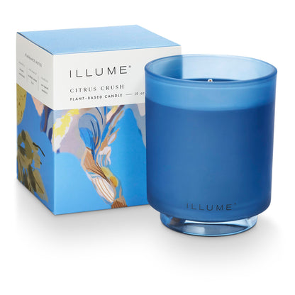 Illume Beautifully Done Essentials Citrus Crush Boxed Glass Scented Soy Candle