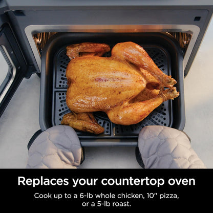 Ninja Combi Multicooker - 14-in-1 Air Fryer & Oven for Quick Meals in 15 Mins | Stainless Steel, 3 Accessories
