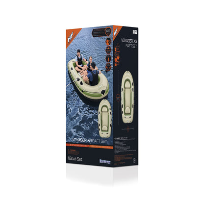 Hydro-Force Voyager X3 Inflatable Raft Set 9'8"