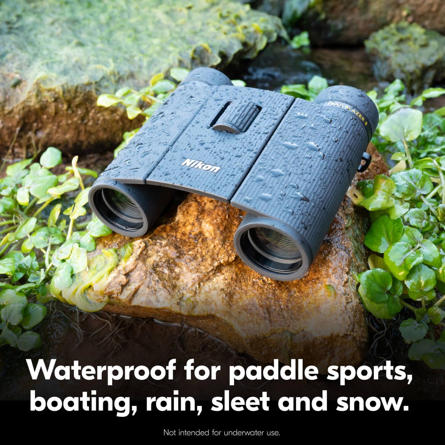 Nikon Trailblazer II 10x25 | Ultra-Compact Waterproof and Fogproof Travel Binoculars with Multilayer-Coated Optics and Rubber-Armored Body