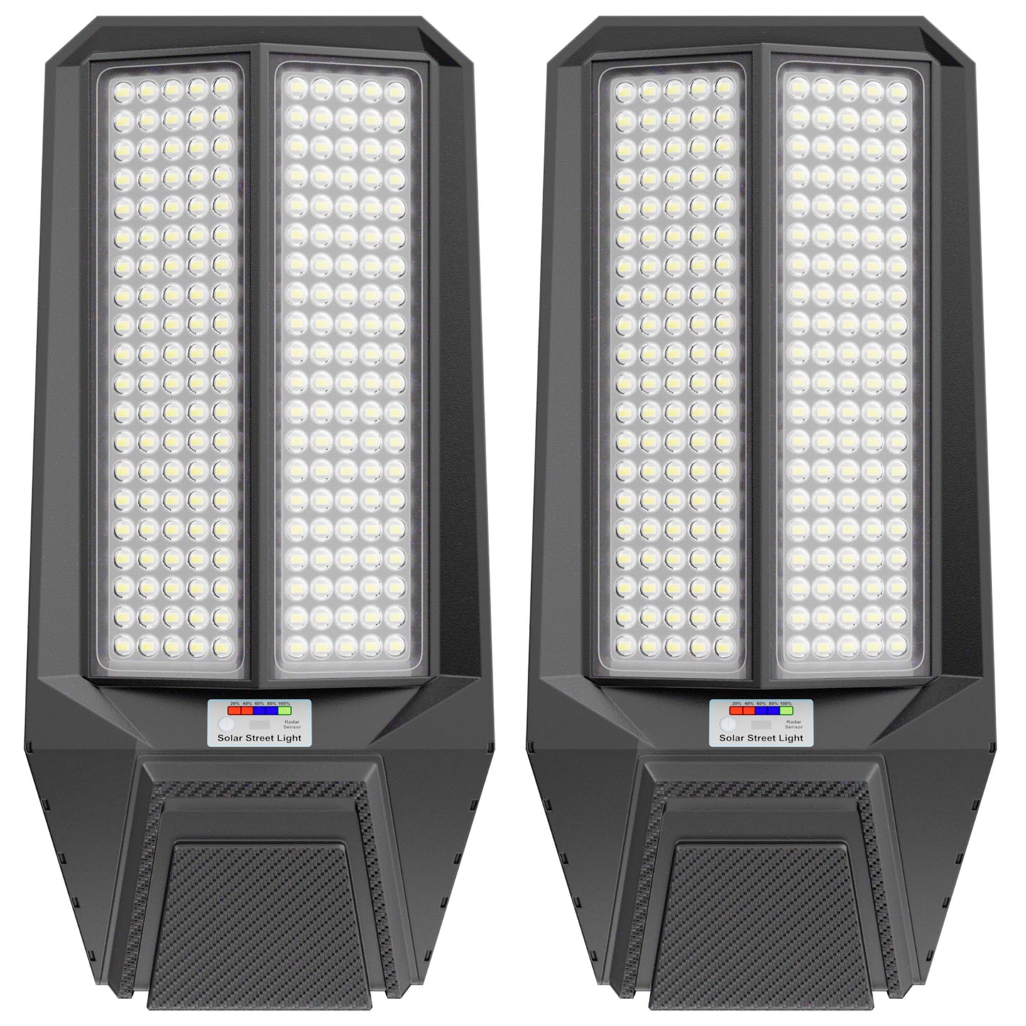 loyoele Ultra-Bright Solar Street Light with Motion Sensor, 11000W Commercial Outdoor Solar Security Light, IP67 Waterproof, Dusk-to-Dawn LED Flood Light for Yard, Parking Lot, Driveway, Barn, Garden