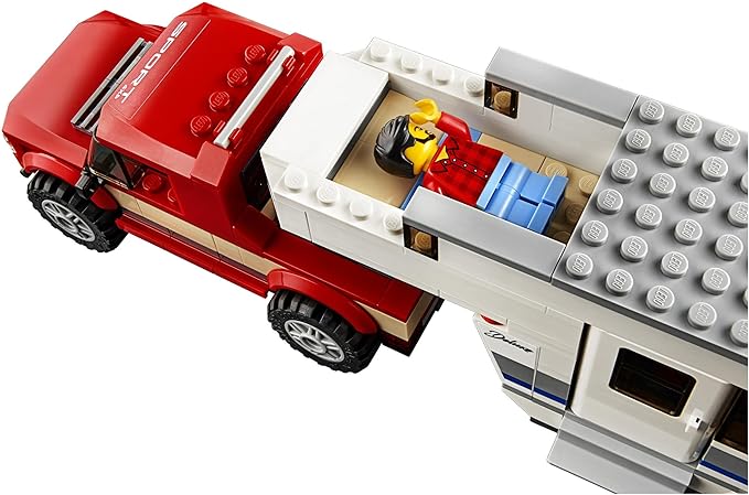 LEGO City Pickup &amp Caravan 60182 Building Kit (344 Pieces)