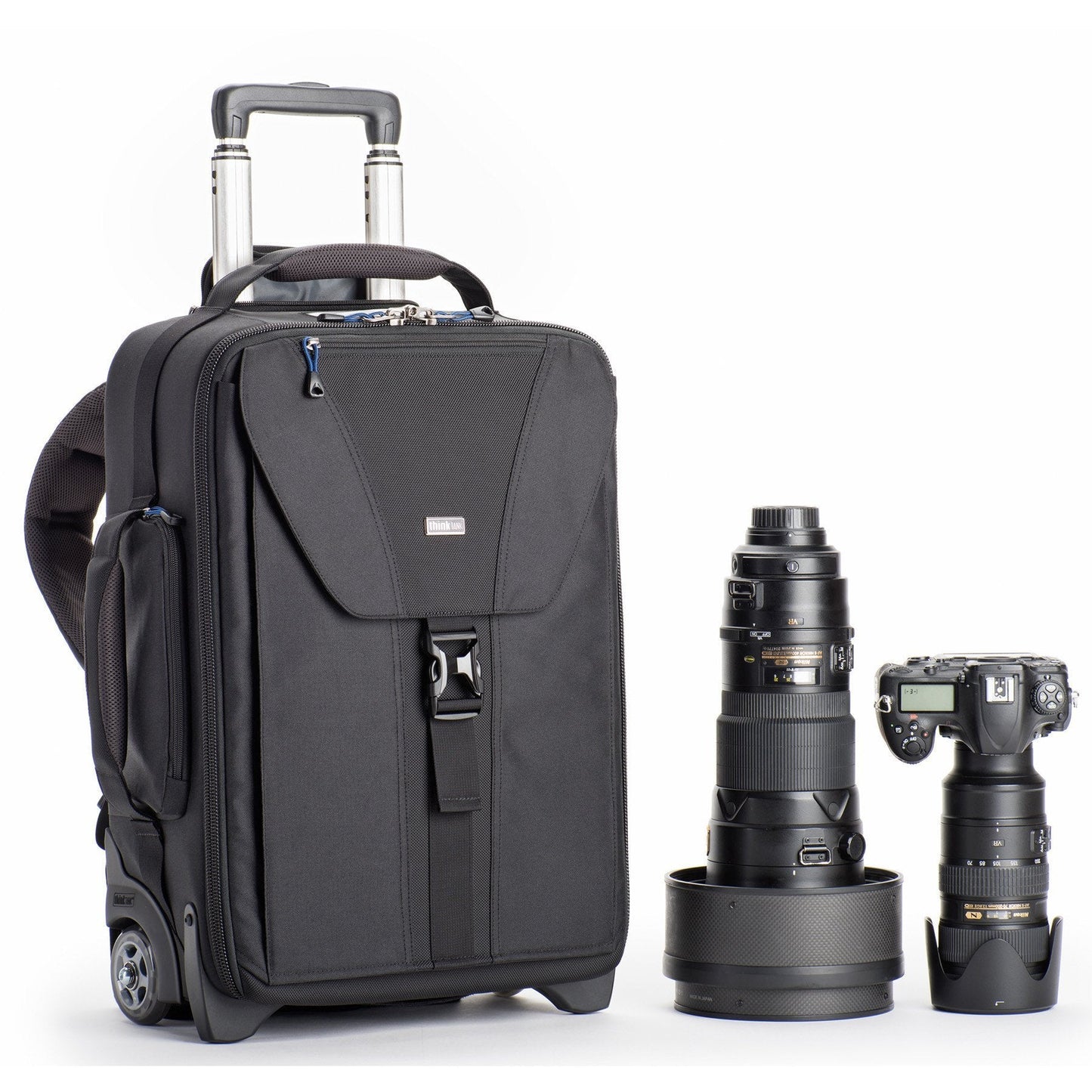 Think Tank Airport TakeOff V2 2 Wheel Rolling Carry-On Camera Shoulder Bag for Photography and Video Equipment - Black