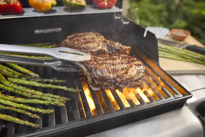 Weber Spirit E-325 Natural Gas Grill for Outdoor Cooking and BBQ, 3 Boost Burners, Black – Porcelain-Enameled Cast-Iron Grates, Sear Zone