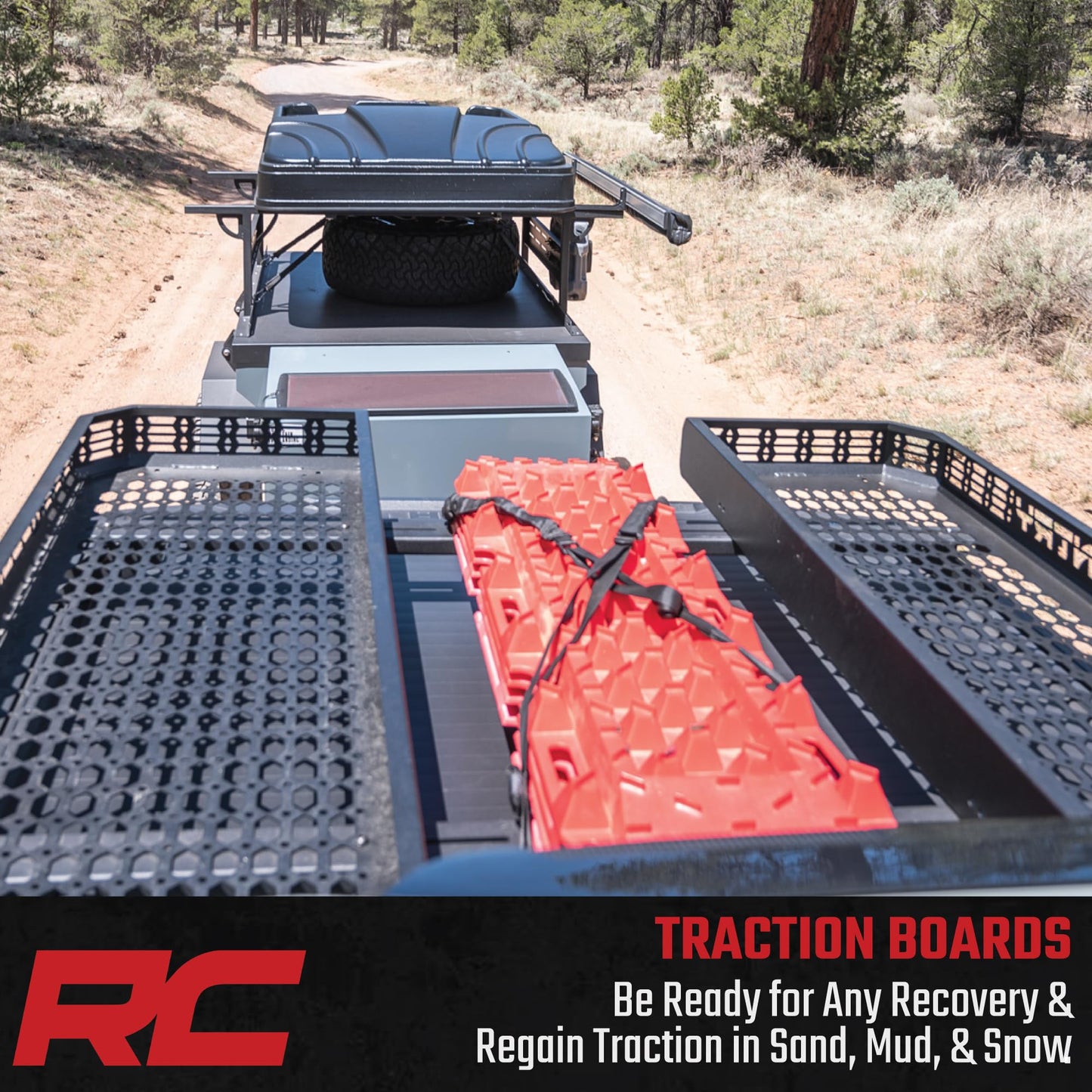 Rough Country Deep Studded Traction Boards | 45" Long x 13" Wide - 10590