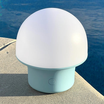 Brightech Bundle 104 (93+11) FT Ambience Pro Solar Powered Outdoor LED String Lights + Portobello Cordless LED Touch Table Lamp