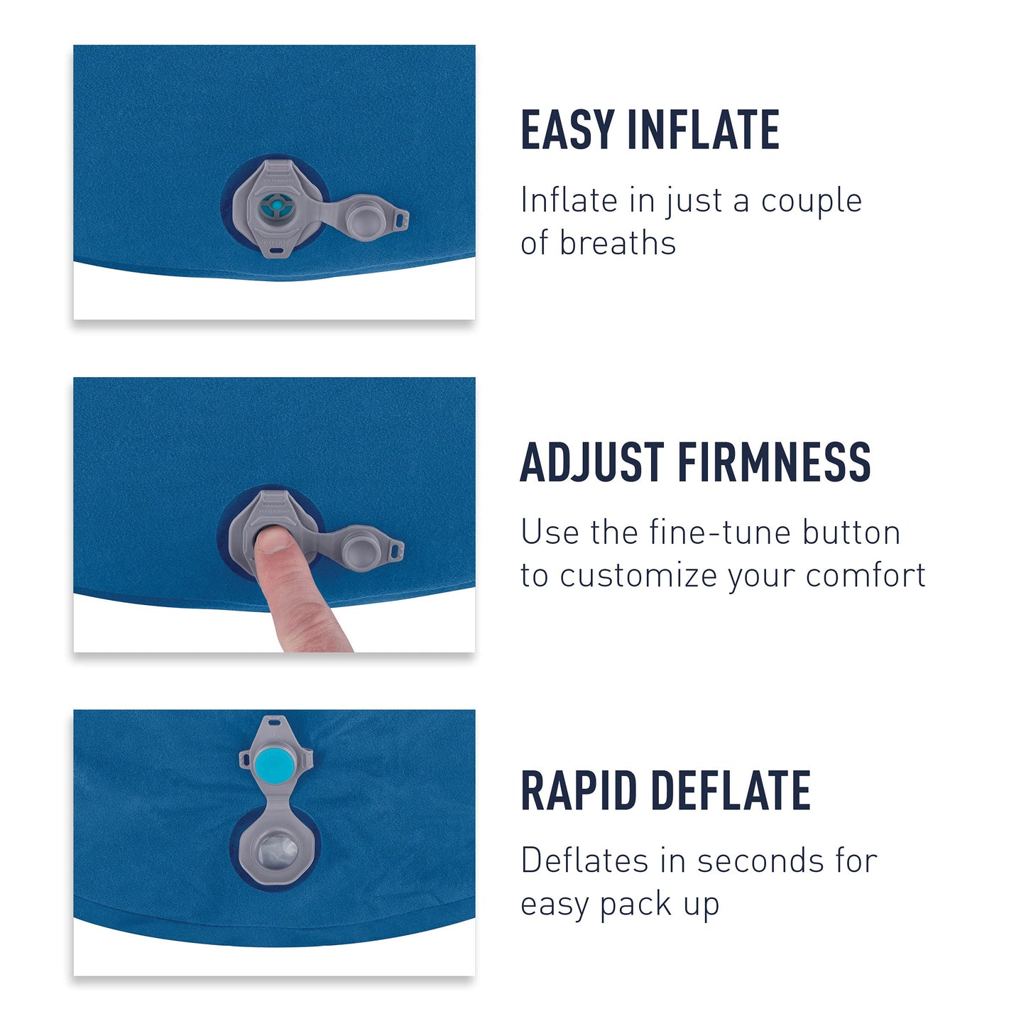 Sea to Summit Sleep System: Aeros Premium Pillow and Breeze Sleeping Bag Liner