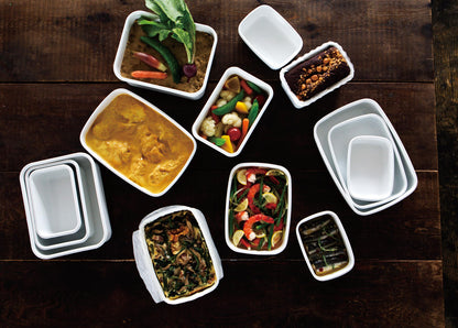 FUJIHORO JAPAN Konte Series, Enamel Deep Food Container KE-DLL LW 2.8L (Extra Large), Enamel Kitchenware, Japanese Design & Craftmanship