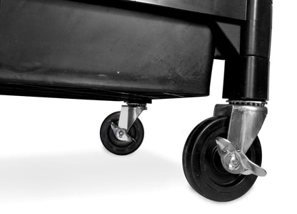 WEN 73163 Three-Tray 300-Pound Capacity Triple Decker Service and Utility Cart