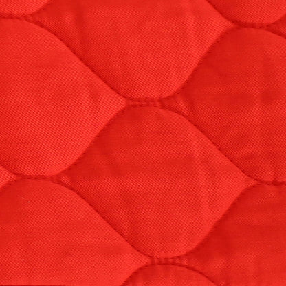 Sunnydaze Double Quilted Polyester Hammock with Detachable Pillow - 440-Pound Capacity - Red