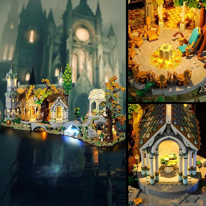 Vaodest Led Light for Lego 10316 The Lord of The Rings: Rivendell Building Blocks ModelDesign and Configuration Compatible with Model 10316(Led Light Only Not Building Block Kit)