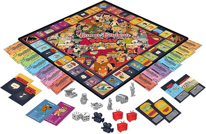 Hanna-Barbera Opoly - Game for All Ages by Masterpieces - Board Games for Families - Opoly Style Cartoon Strategy Board Game