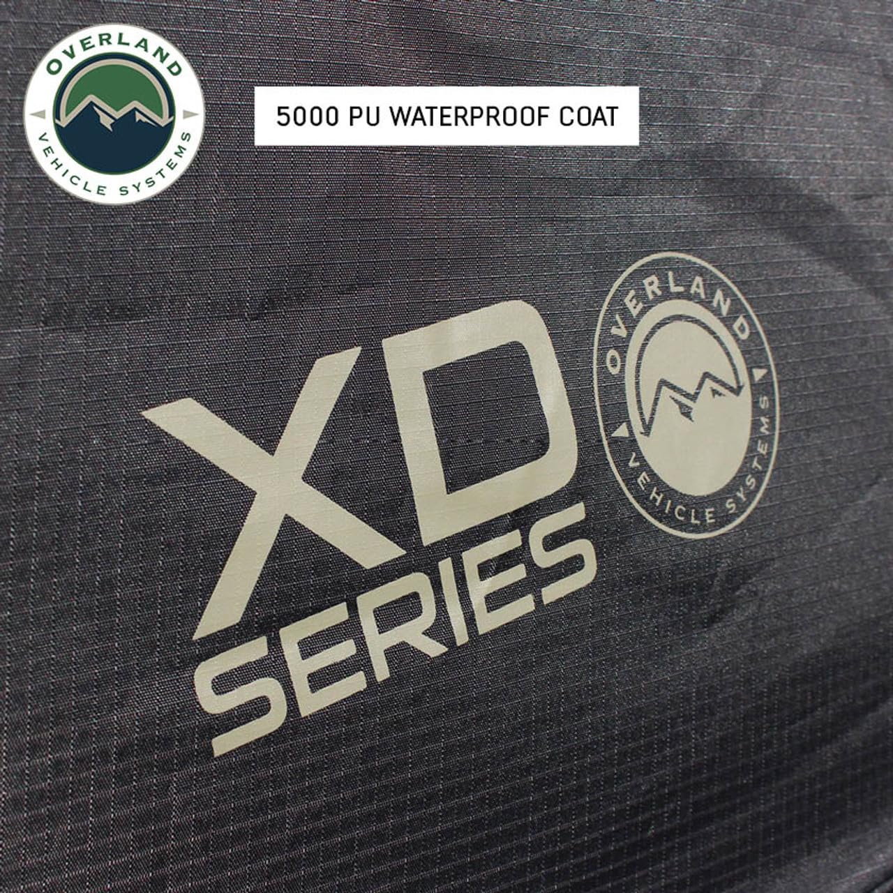 Overland Vehicle Systems XD Everest Annex Room Roof Top Tent Extension - Black Body Grey Trim (XD Everest Annex Room 2 Person)