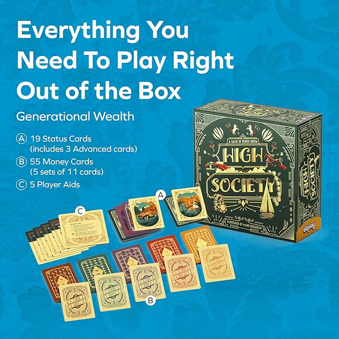 Allplay High Society Board Game - Card Game